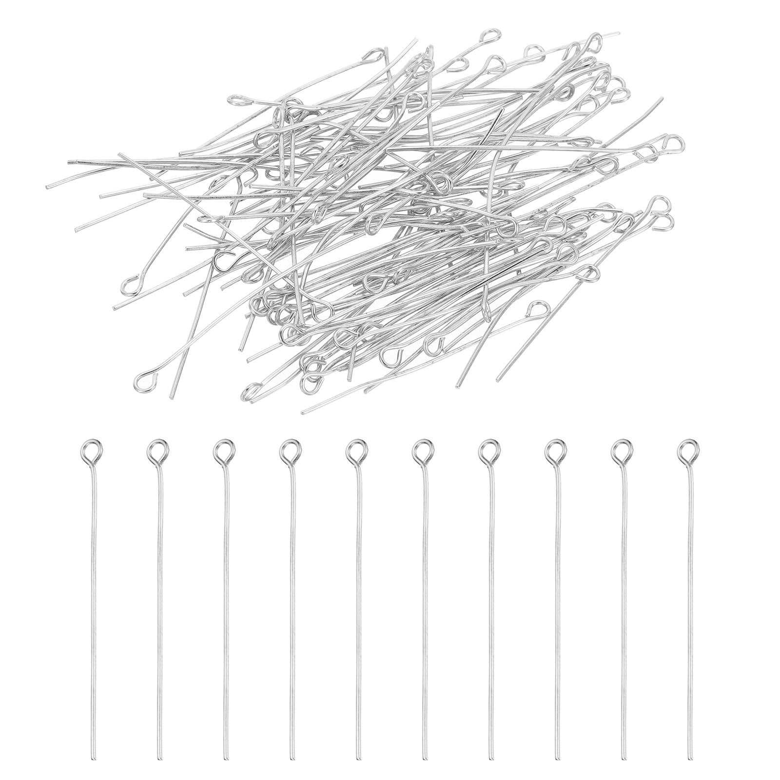 PATIKIL 40mm Open Eye Pins