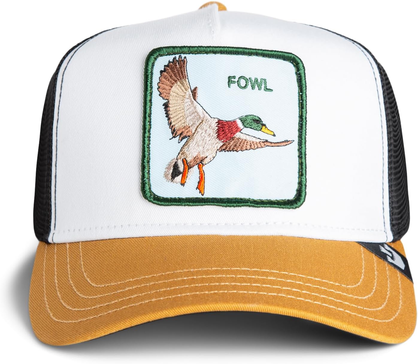 Goorin The Fowl Duck Trucker Hat, Snow, Adult One Size, Unisex