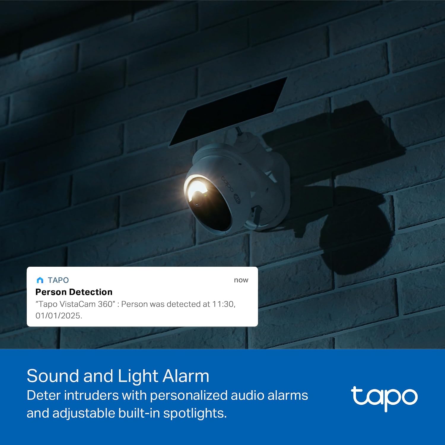 Tapo camera with icons representing local microSD card storage and cloud storage