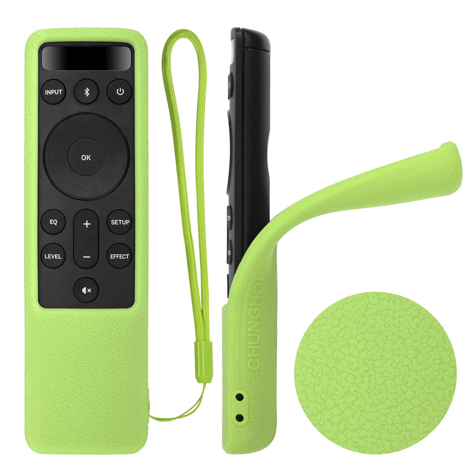 Luminous Green Case for Vizio D21 Voice Remote, Fit for Vizio 5.1 2.1 Home Theater D21-H D51-H D512-H D510-H D20 Remote Shockproof, Washable,