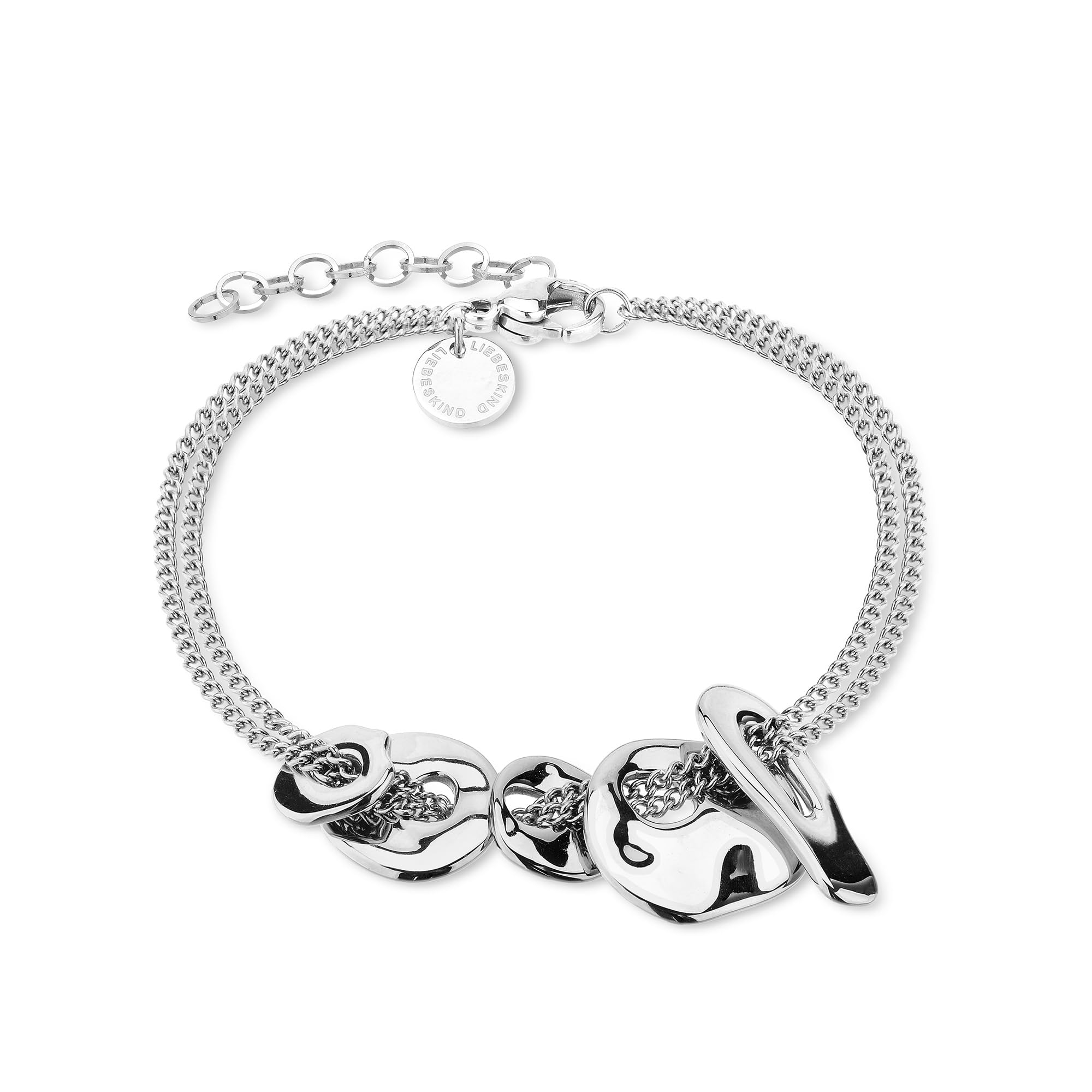 Liebeskind Berlin Ladies Bracelet LJ-1733-B-21 in Stainless Steel IP Rhodium