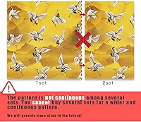 Vista 4 de Mural de pared chinoiserie pelar y pegar, papel tapiz autoadhesivo de vinilo texturizado de cuero para dormitorio, sala de estar, decoración