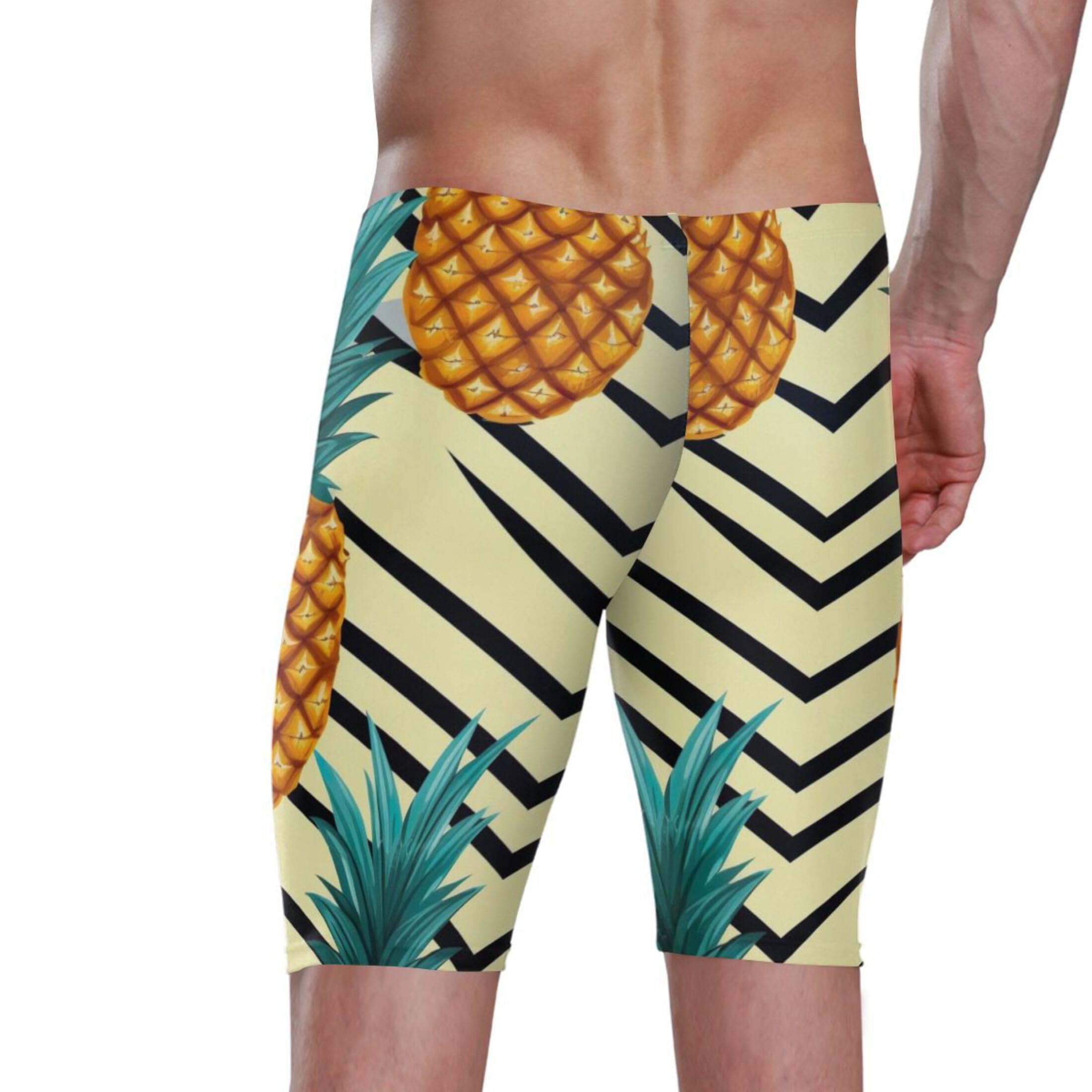 UMIRIKO Pineapple Fruit Men's Swim Jammers Swimsuit M B0400976