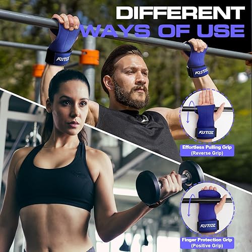 Miniatura 2 de Lifting Straps, Weight Lifting Wrist Wraps for Weightlifting, Heavy Powerlifting, Deadlifts, Rows, Pull Ups, Adjustable Neoprene Padded Gym Workout