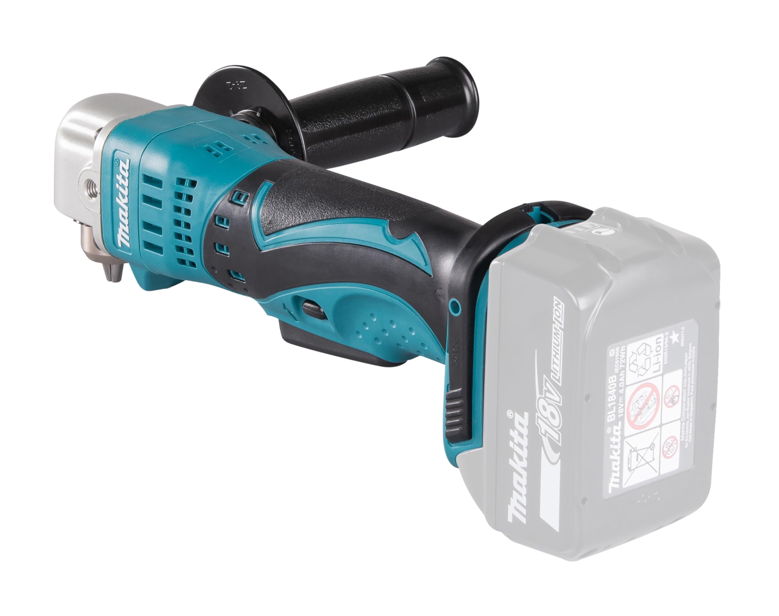 Makita DDA350Z Akku Winkelbohrmaschine 18 V, ohne Akku, ohne Ladegerät, Lithium Ionen, Blau, Schwarz