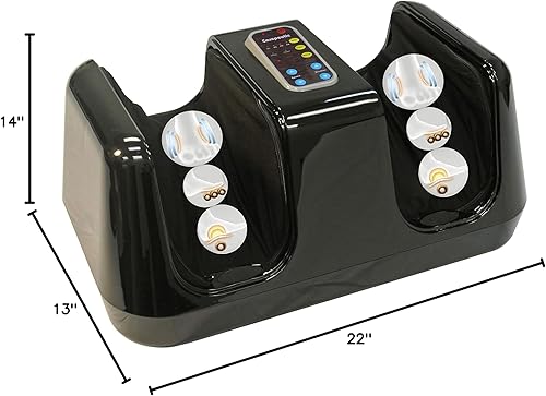 Miniatura 11 de Carepeutic Masajeador de pies Shiatsu con vibración de amasado y calor, 17 libras