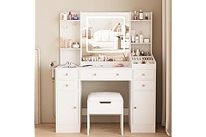 Vabches Vanity Desk with Lights: The Perfect Vanity Set for Your Makeup Needs