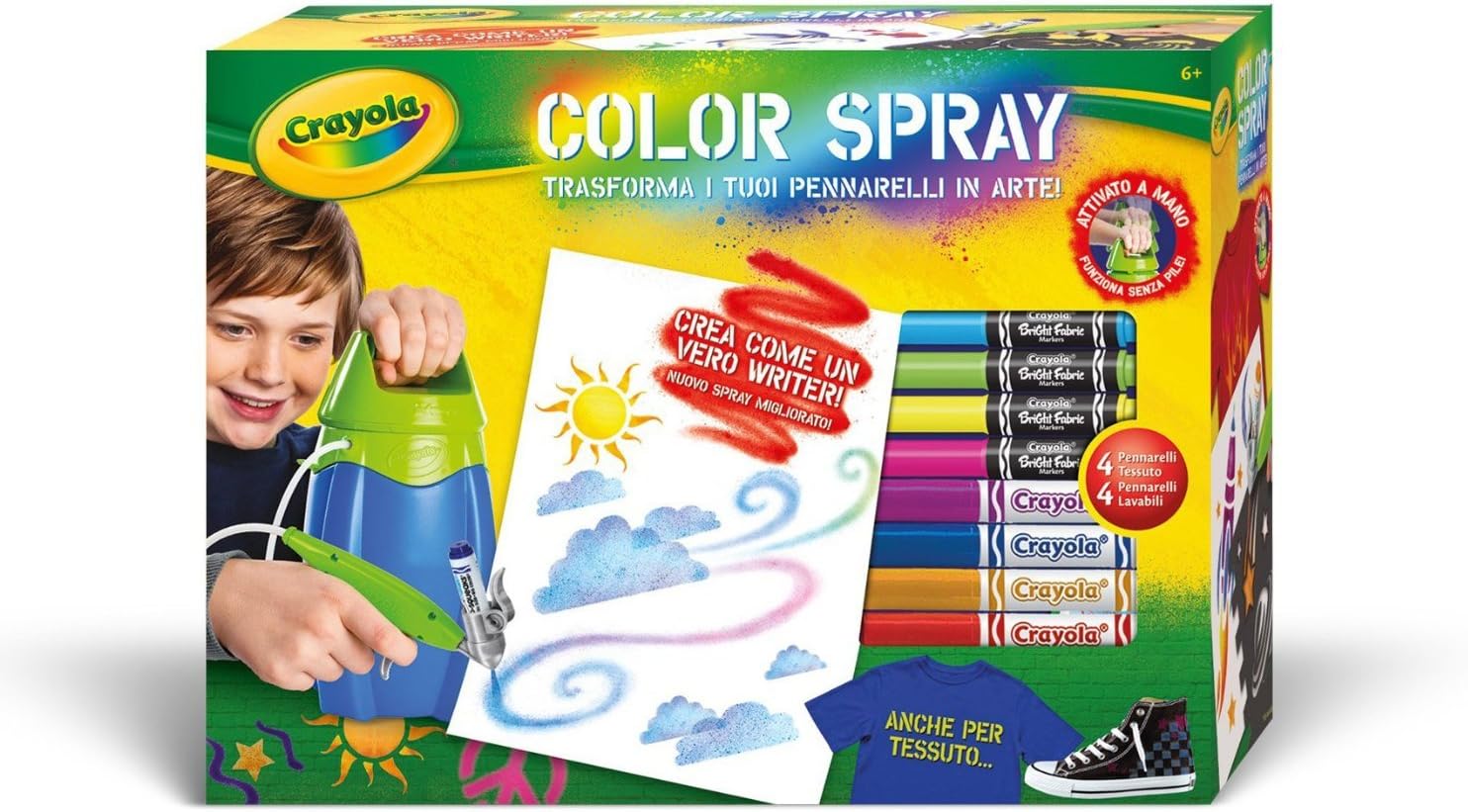 Crayola - Aerógrafo de Juguete, Marker Airbrush : Amazon.es: Juguetes y ...