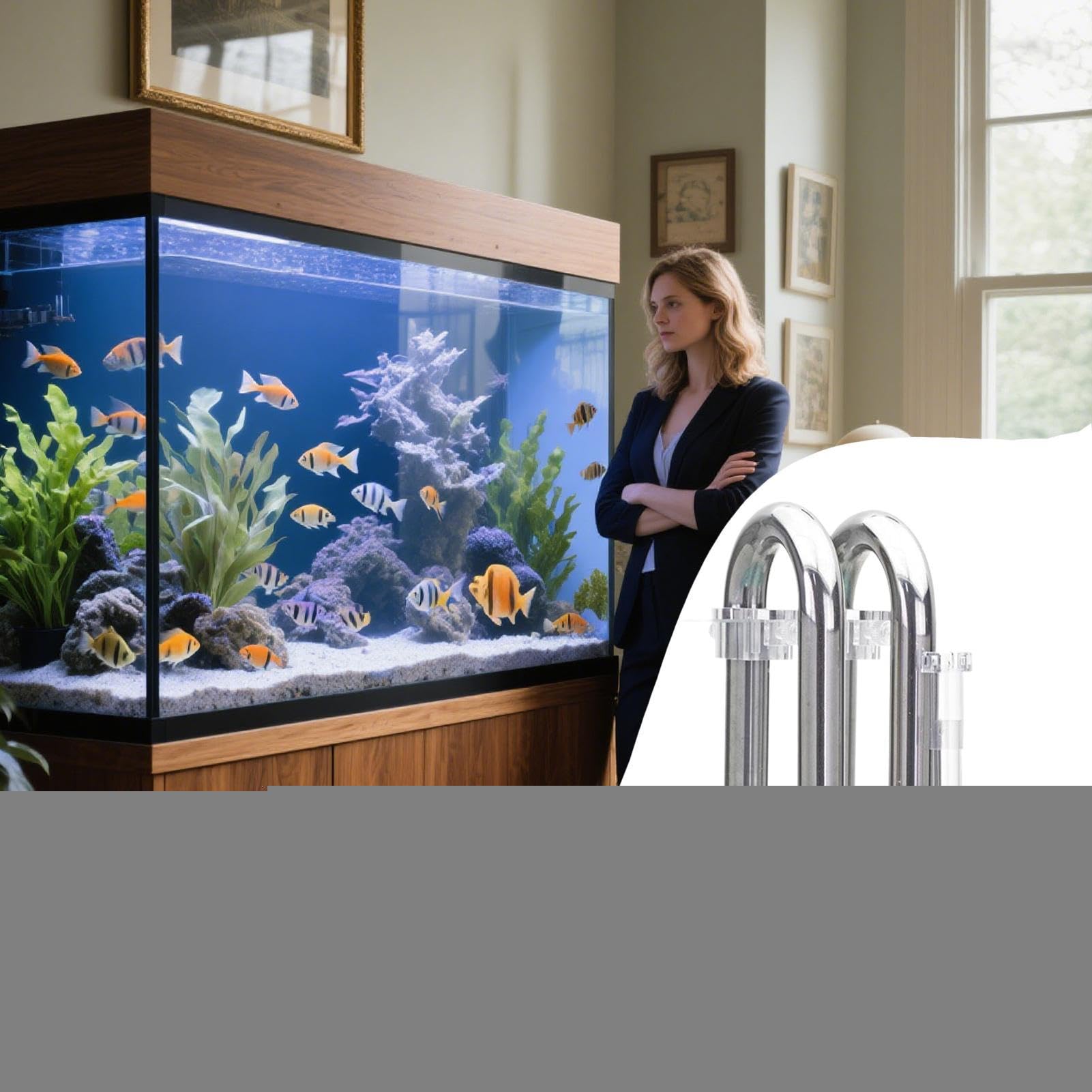 Tuyau Entrée Sortie Pour Aquarium Raccords de tube haute résistance | Filtre de dégraissant Accessoire skimmer, avec raccords de tuyau d'eau pour aquarium