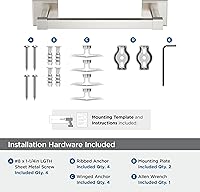 Vista 4 de La barra de toalla Amerock Appoint de 203 mm (8 pulgadas) en níquel cepillado, BH36075G10
