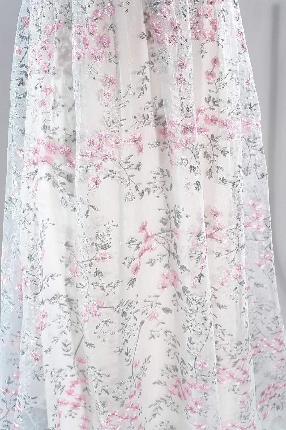 Regency Dresses for Women 1800s Elegant Embroidery Empire Waist Dress - Image 7