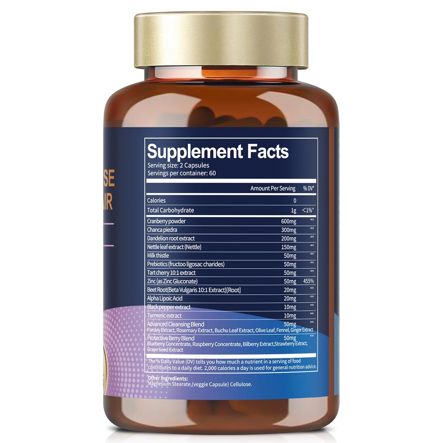 Kidney Cleanse Detox & Repair, Advanced Kidney Support Supplement - Cranberry & Chanca Piedra Pills for Bladder Control, Urinary Pain Relief, Cranberry Urinary Tract Health,... 10 Kidney Cleanse Detox & Repair, Advanced Kidney Support Supplement - Cranberry & Chanca Piedra Pills for Bladder Control, Urinary Pain Relief, Cranberry Urinary Tract Health,... - Image 8