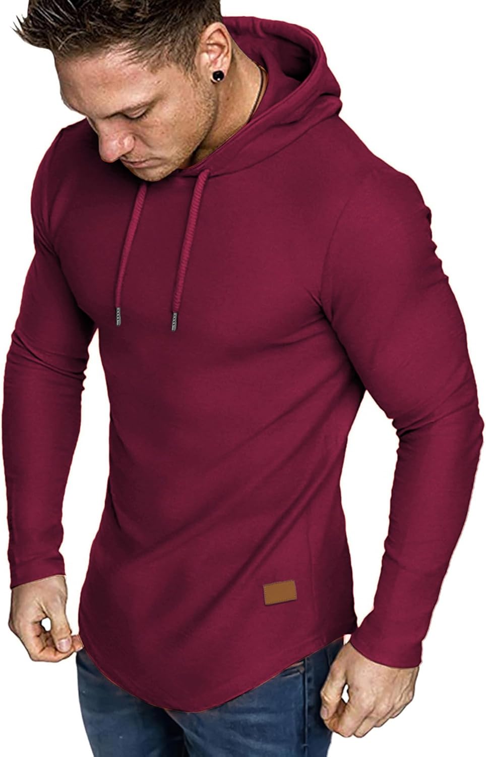 JMIERR Mens Fashion Hoodies Fleece Long Sleeve Athletic Sweatshirt Pullover T Shirts