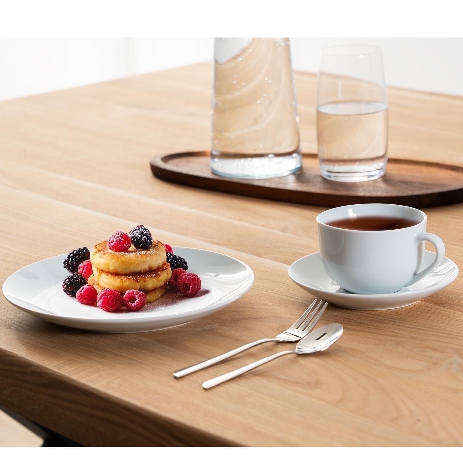 Porzellan Kaffee-Service 72-tlg. 24 Personen Weiß