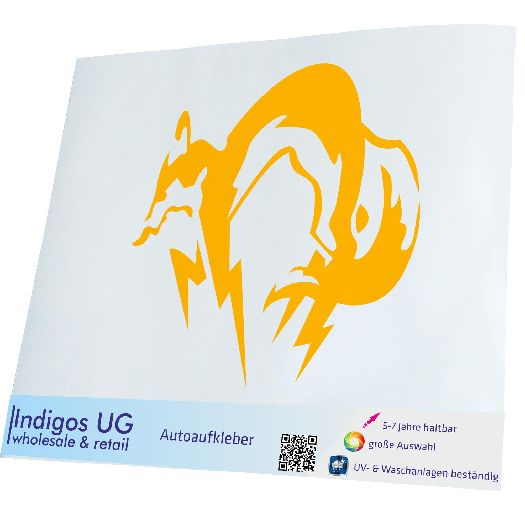 Indigos UG - Adesivo - Nuovo - JDM - Die Cut - OI. - 180 x 100 mm