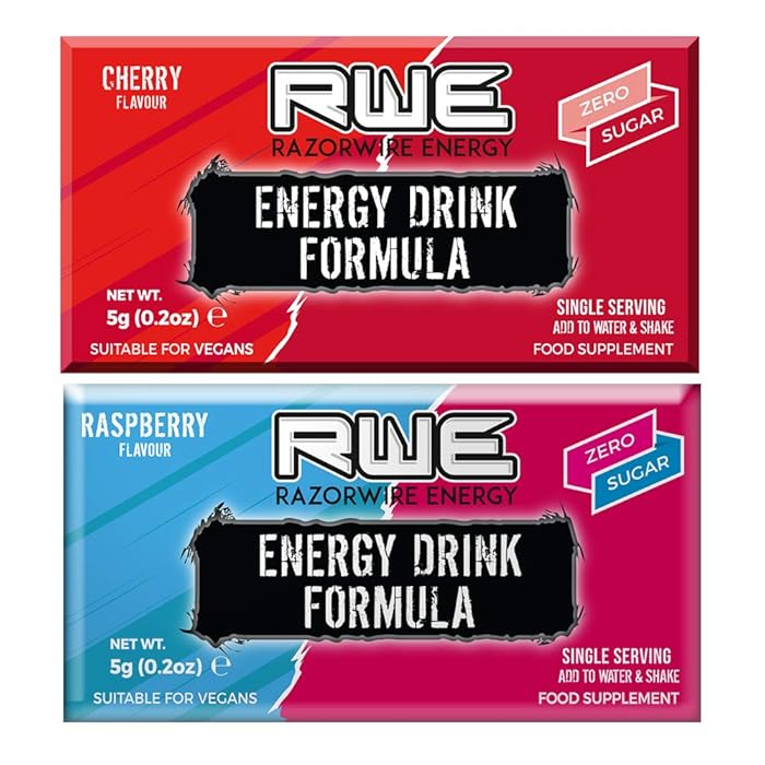 Buy Razorwire Player 1 Energy Drink Single Servings 10 Cherry 10