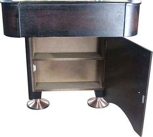 Miniatura 6 de Playcraft Georgetown Espresso - Mesa de tejo de construcción de 14 pies y 2 piezas