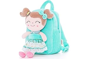 Kids Backpacks for Little Girls with Adorable Plush Rabbit