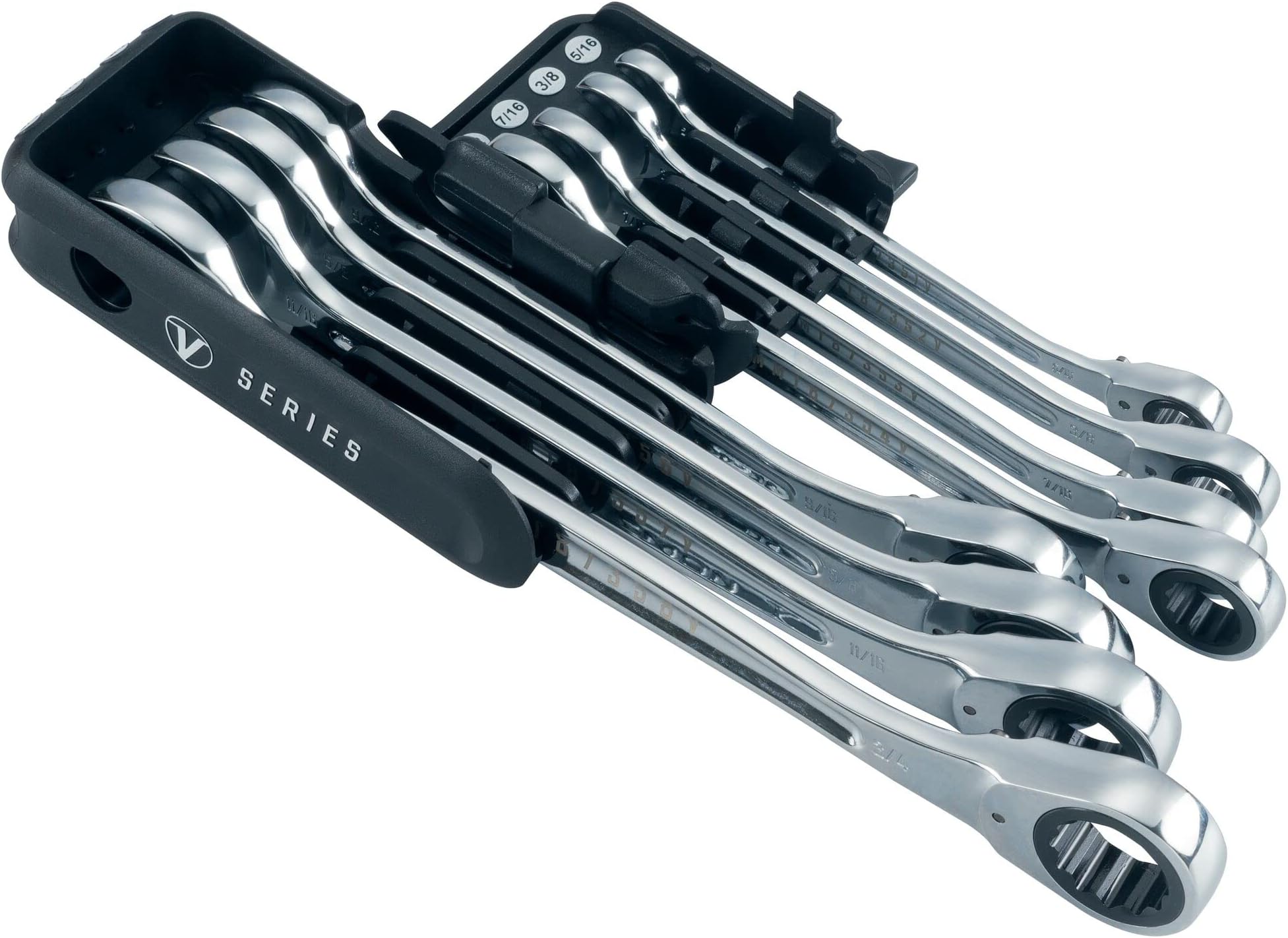 CRAFTSMANV-SERIES Combination Ratchet Wrench Set, SAE, 8 Piece (CMMT87350V)