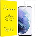 JETech Screen Protector for Samsung Galaxy S24 Ultra 5G 6.8-Inch, Flexible TPU Film, Fingerprint ID Compatible, Easy Installation, HD Clear, 3-Pack