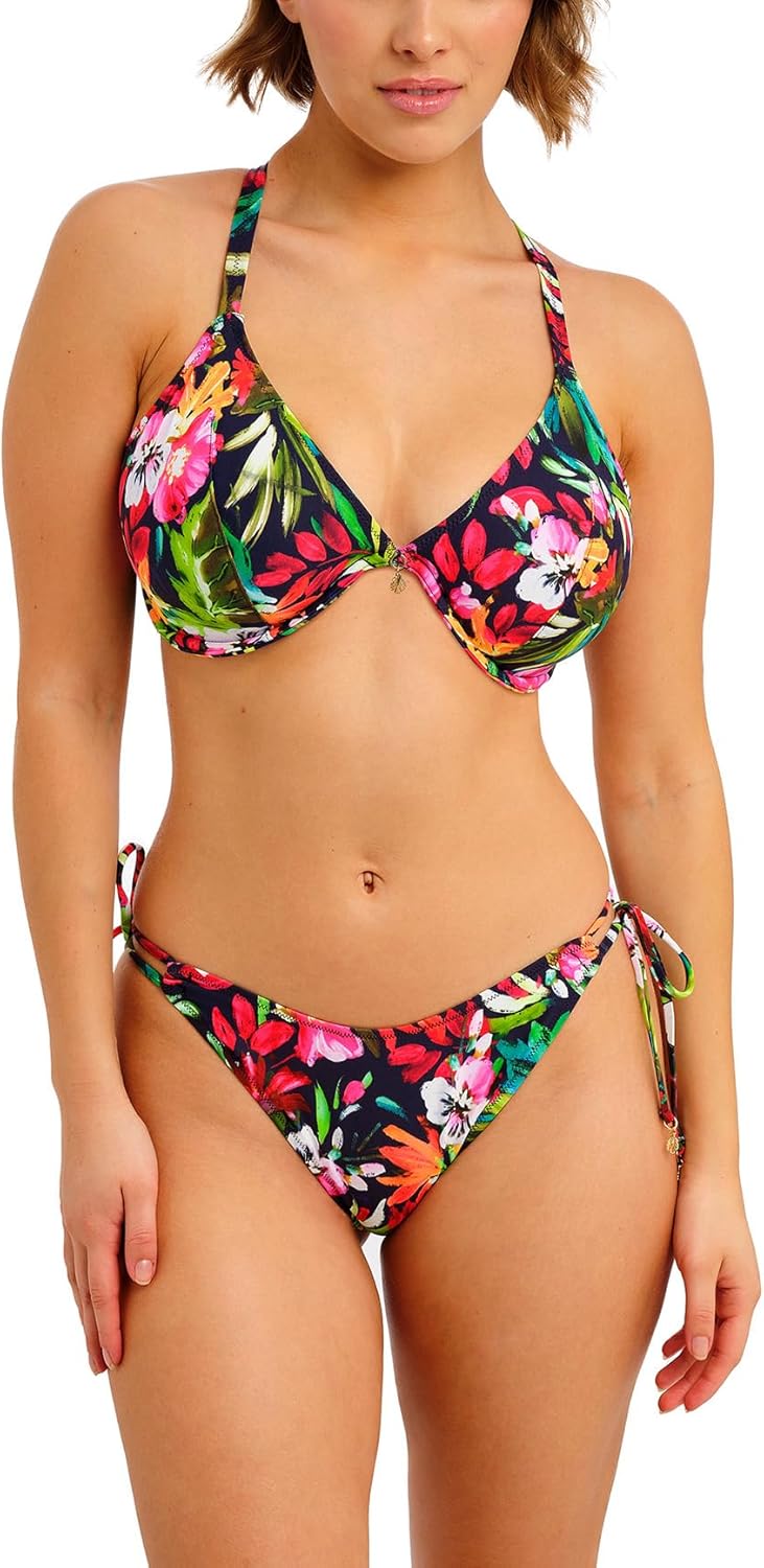 Womens Kailua Shores Underwire Plunge Bikini Top