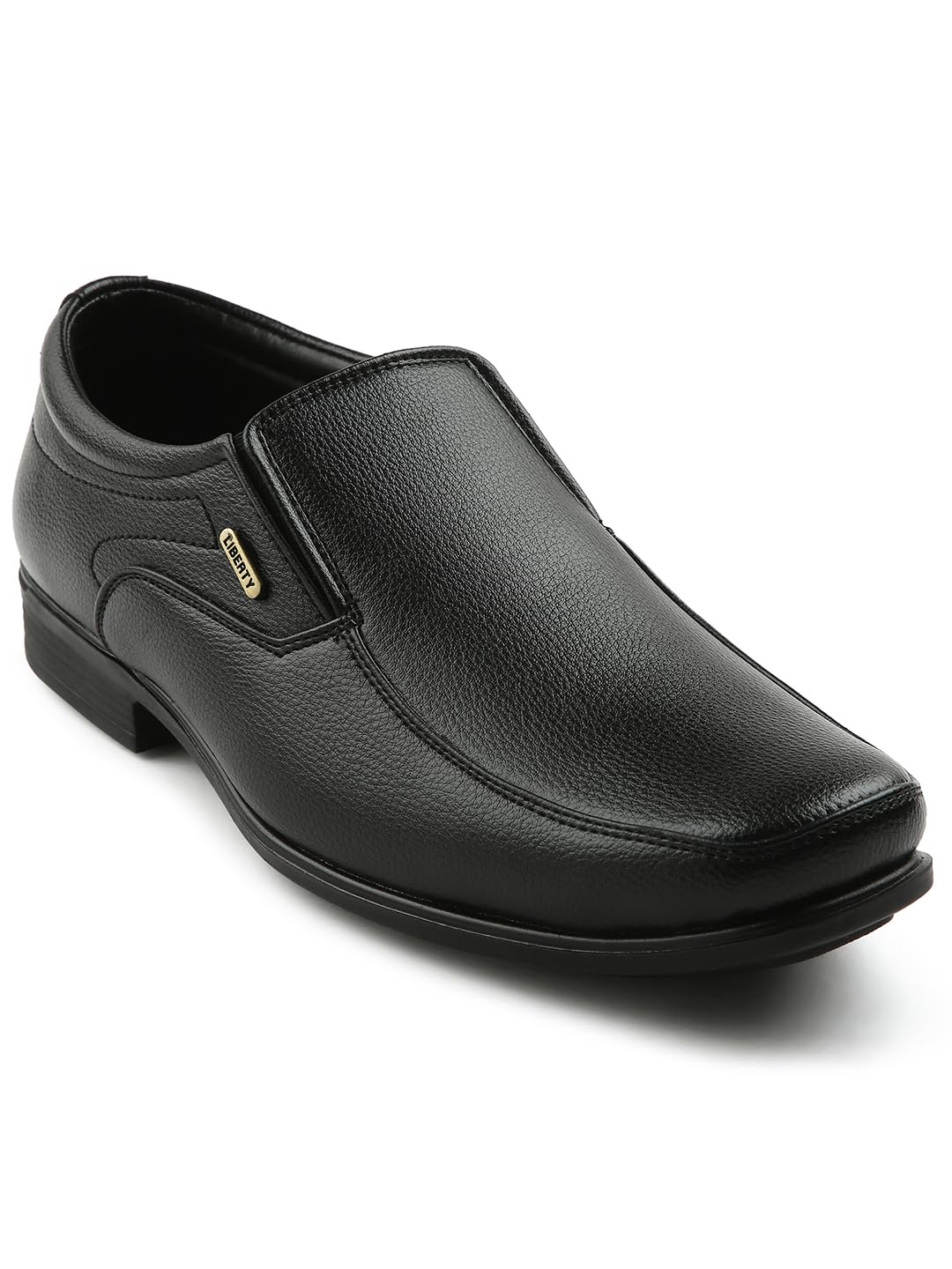 Liberty Fortune H202 02 Formal Non Lacing Moccasin Shoes for Men with PVC Sole| Suitable for Wedding Office Wear | Durable Lightweight and Cushioned Footbed | Shock Absorption