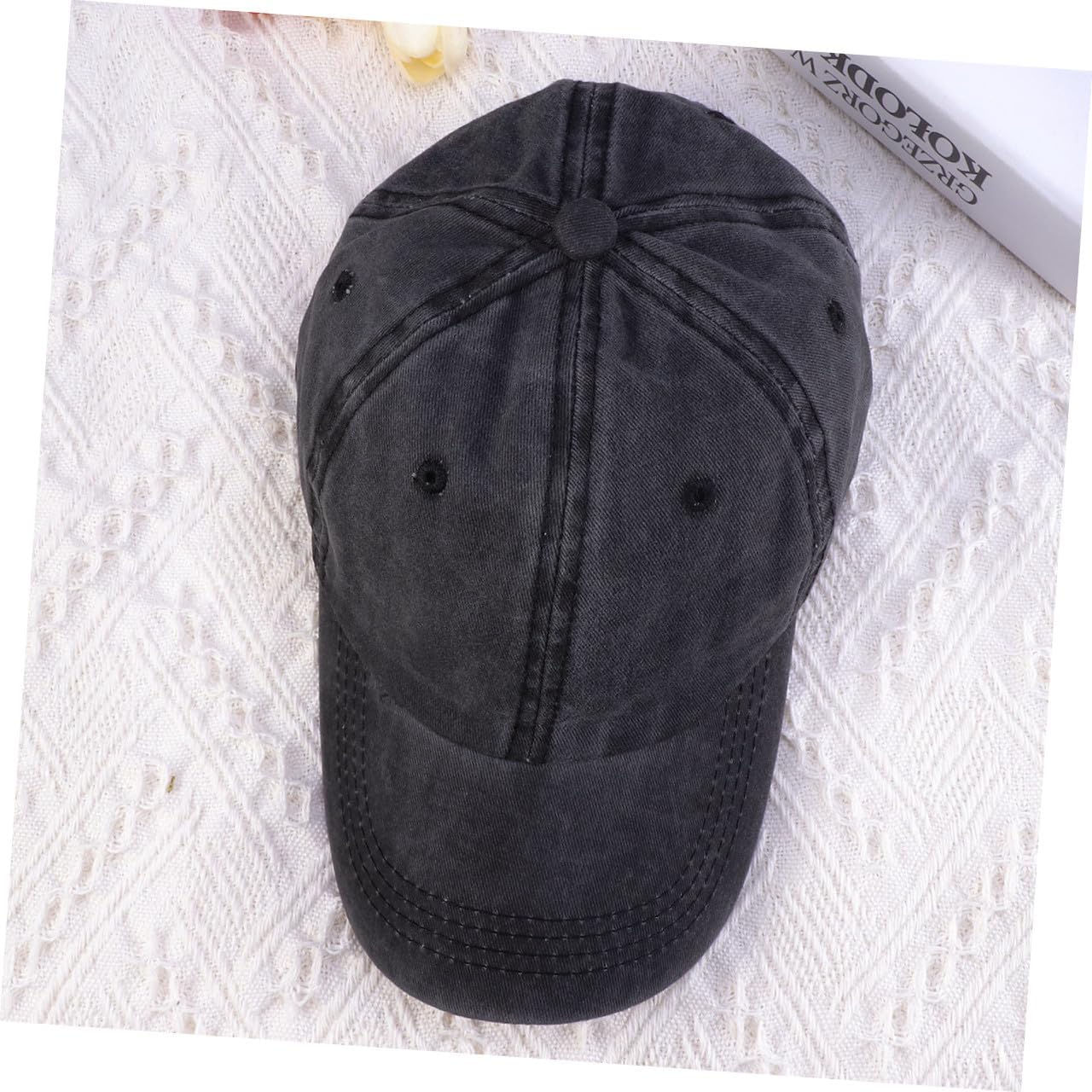 CALLARON 2pcs Denim Baseball Hat Baseball Hats for Mens Caps Mens Baseball Hats Baseball Shades for Men