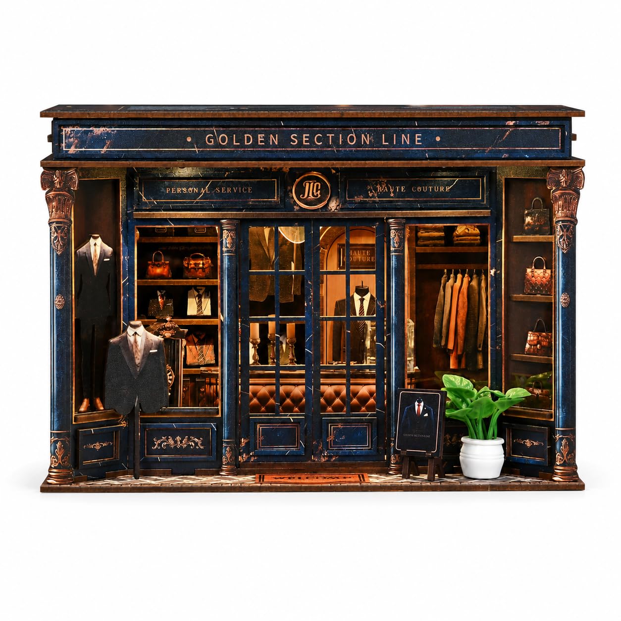 Roroom 3D Puzzle Erwachsene, Retro Book Nook Holz mit LED-Beleuchtung, DIY Miniature House Für die Bücherregal Deko-kreative Miniatur Haus für Frauen