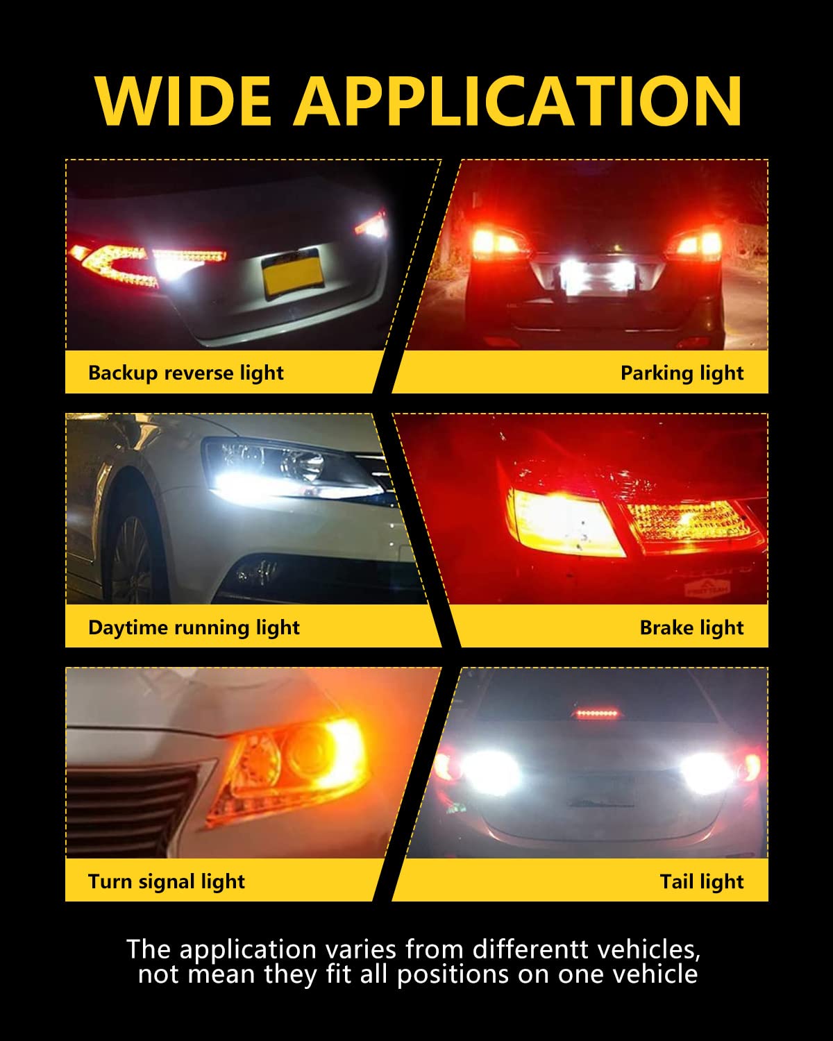 W21/5W T20 LED Lampen 2 Stuks | 6000K Wit | 2800lm | Voor Achteruitrijlicht, DRL, Remlicht & Meer