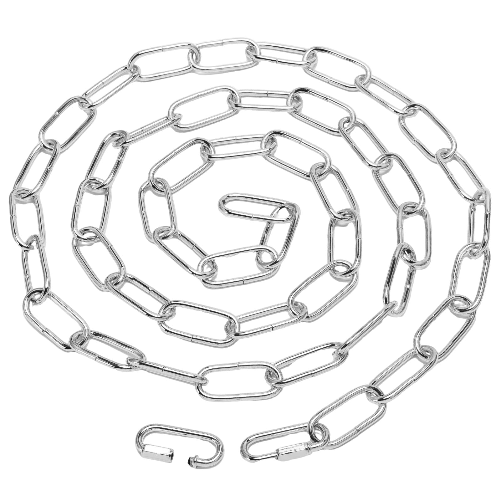 Chandelier Chain 6/10/15 Feet SANGLE SOPFFY Light Fixture Chain for Chandelier or Swag Light Fixtures,Lighting Chain Extension with Link Locks, Plant Hanging Chain(Black, 6 Feet) — Amazon image 8