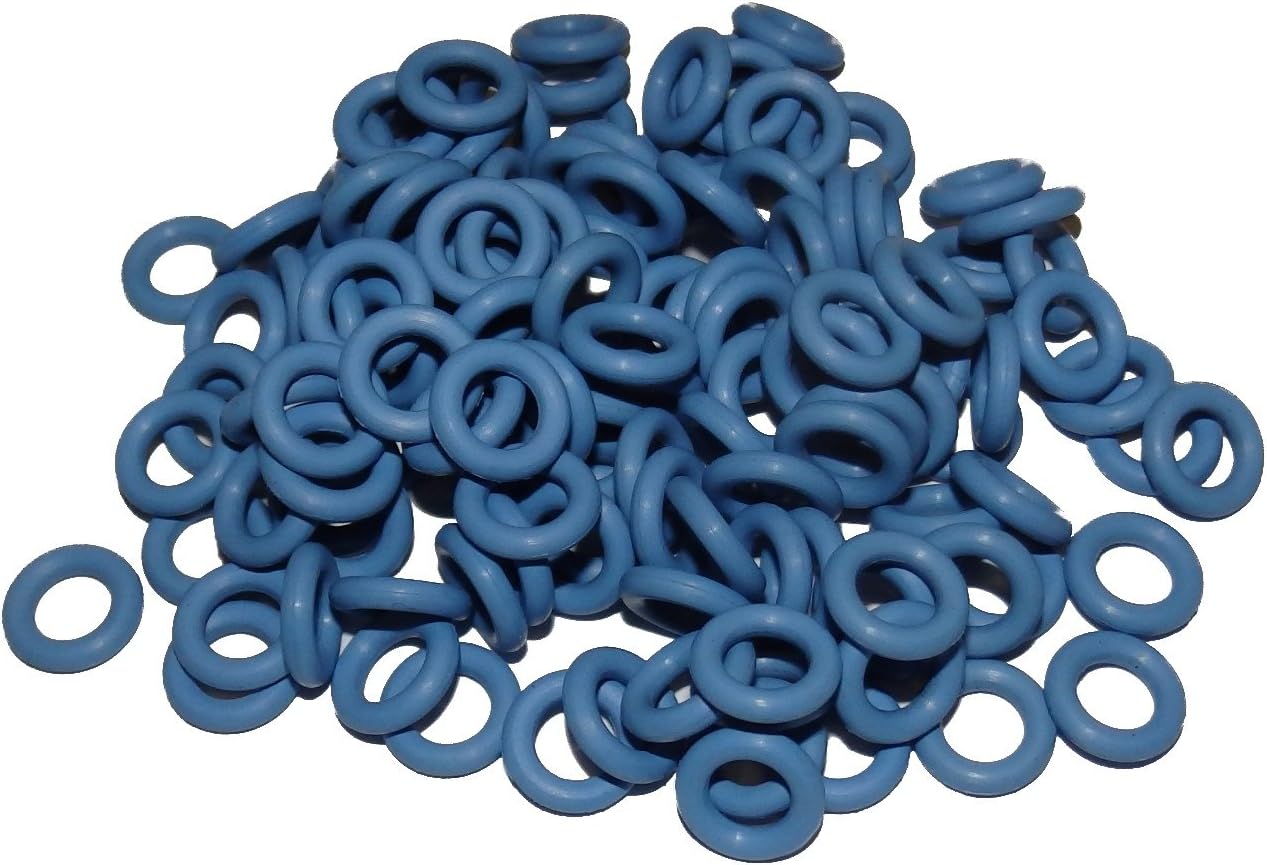 Captain O-Ring - Rubber Oring Keyboard Switch Dampeners Blue [40A-R 0.4mm] Reduction (135 pcs w/screen cloth)