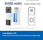 TP-Link Tapo Smart Video Doorbell Camera Wireless with Chime, 2K with Full Color Night Vison & Spotlights, No Monthly Fee, Ring Call, 160° Ultra-Wide View, Free AI Detection, Local Storage (Tapo D210)