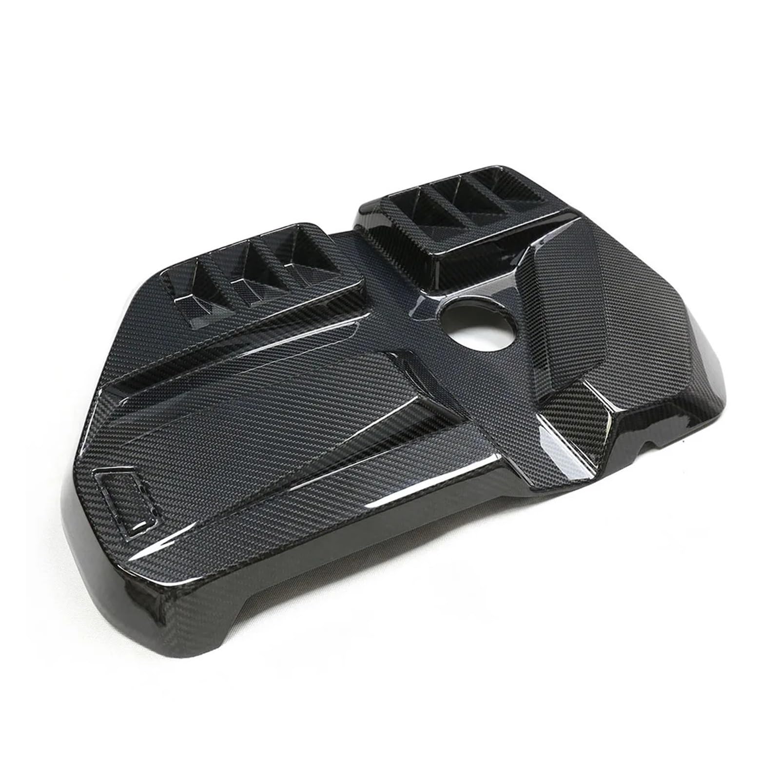 Protector de capó en carbono forjado seco para moldura de motor BMW 6