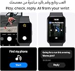 Samsung Galaxy FIT 3 [2024] écran AMOLED de 1,6 po | Autonomie de batterie de 13 jours | Plus de 100 cadrans de montre | Plus de 100 modes d'exercice | Version CAD et garantie - (Noir)