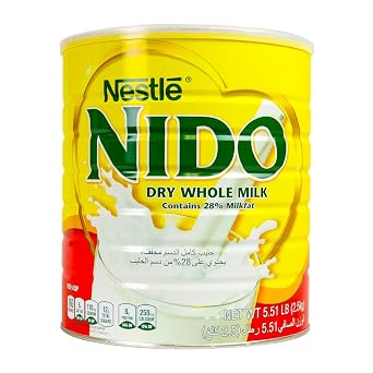 Nido Milk Powder 5.51 LB Tin 2500g - Original, Imported from Holland European Nido, Over 12 Months