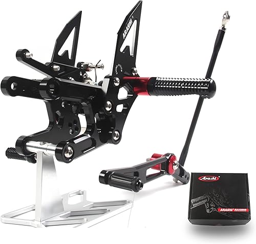 Arashi (Version2.0) Recambios ajustables para Ya.ma.ha YZF R6 2006-2016 Conjuntos traseros Estriberas reposapiés Reposapiés Reposapiés Accesorios