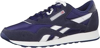 Men's Classic Nylon Sneaker, Team Navy/Platinum2, 7