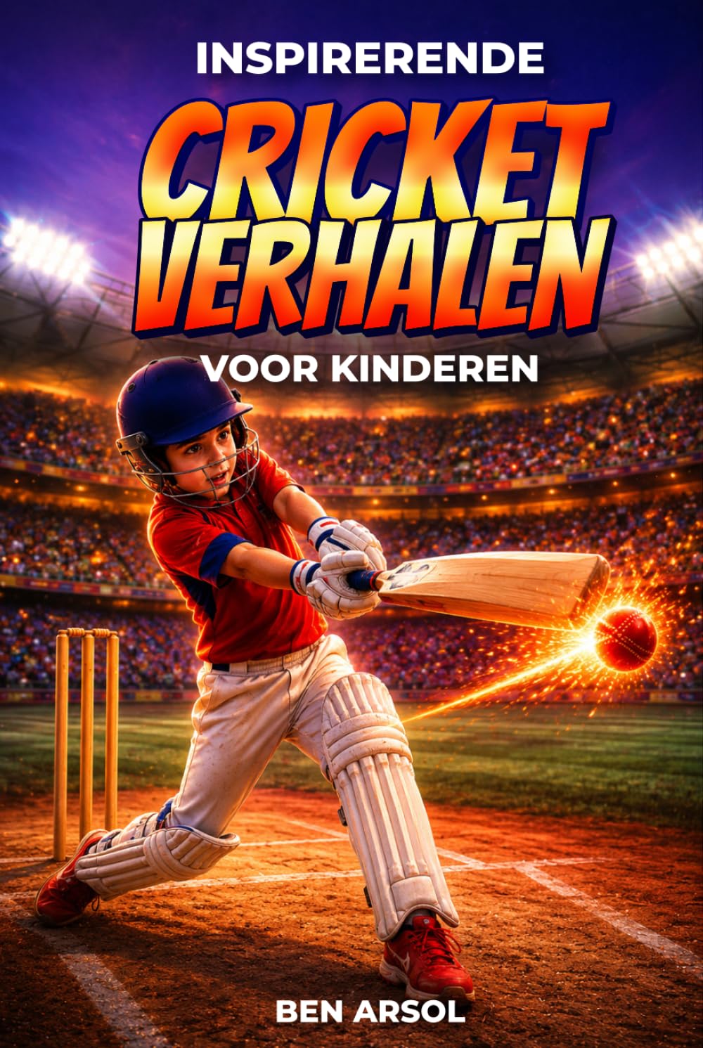 Inspirerende cricket verhalen voor kinderen: 15 inspirerende echte cricket verhalen voor jonge lezers met lessen in moed, doorzettingsvermogen en nooit opgeven