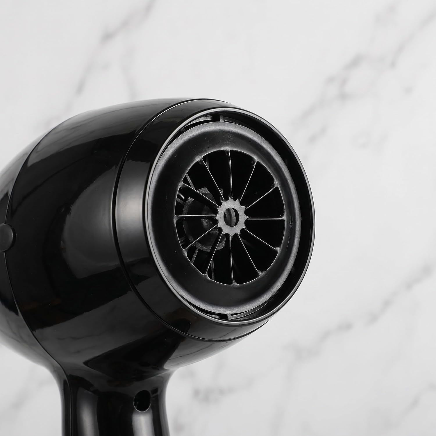 MAGICLULU 2pcs Hair Dryer Plastic Caps Replacement with Black Mesh Filter, round Vent Cover for Enhanced Filtration and Consistent Airflow, Suitable for Home and Salon Use