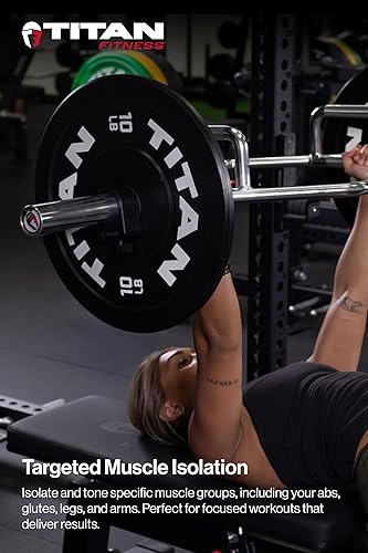 Miniatura 6 de Titan 2" barra hexagonal de levantamiento de pesas olímpico, barra de levantamiento