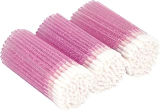 Tifanso 300 Pack Disposable Lip Brushes - Multicolor Lip Gloss & Lipstick Applicators for Precise, Hygienic Makeup