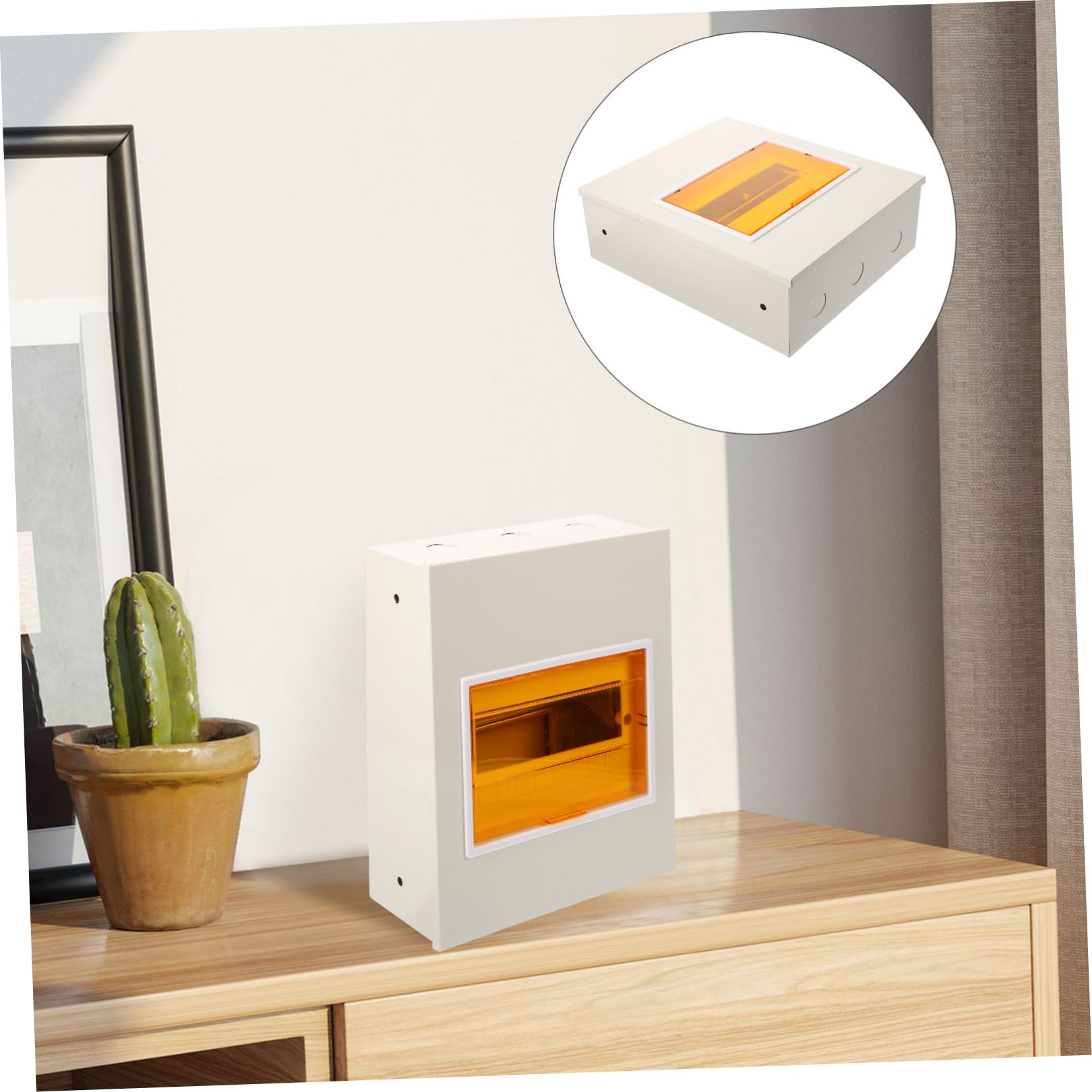 Uonlytech Caja De Registro Eléctrico Exterior Resistente Circuitos Hierro Tapa De Panel Eléctrico