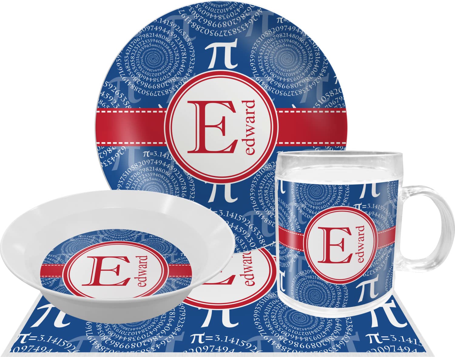 Personalized PI Melamine Bowl - 12 oz