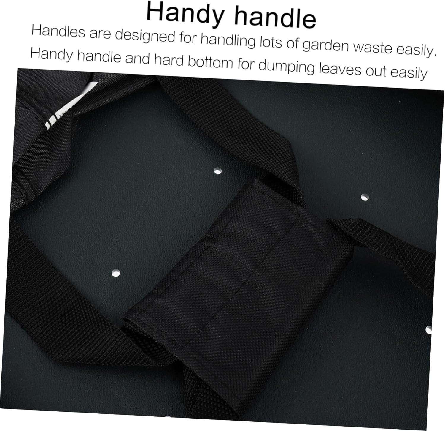 Foldable Garden Leaf Bag Capacity Reusable Gardening Planting Storage Sack for Waste and Lawn Debris Collection Portable Multipurpose Outdoor Garbage Container