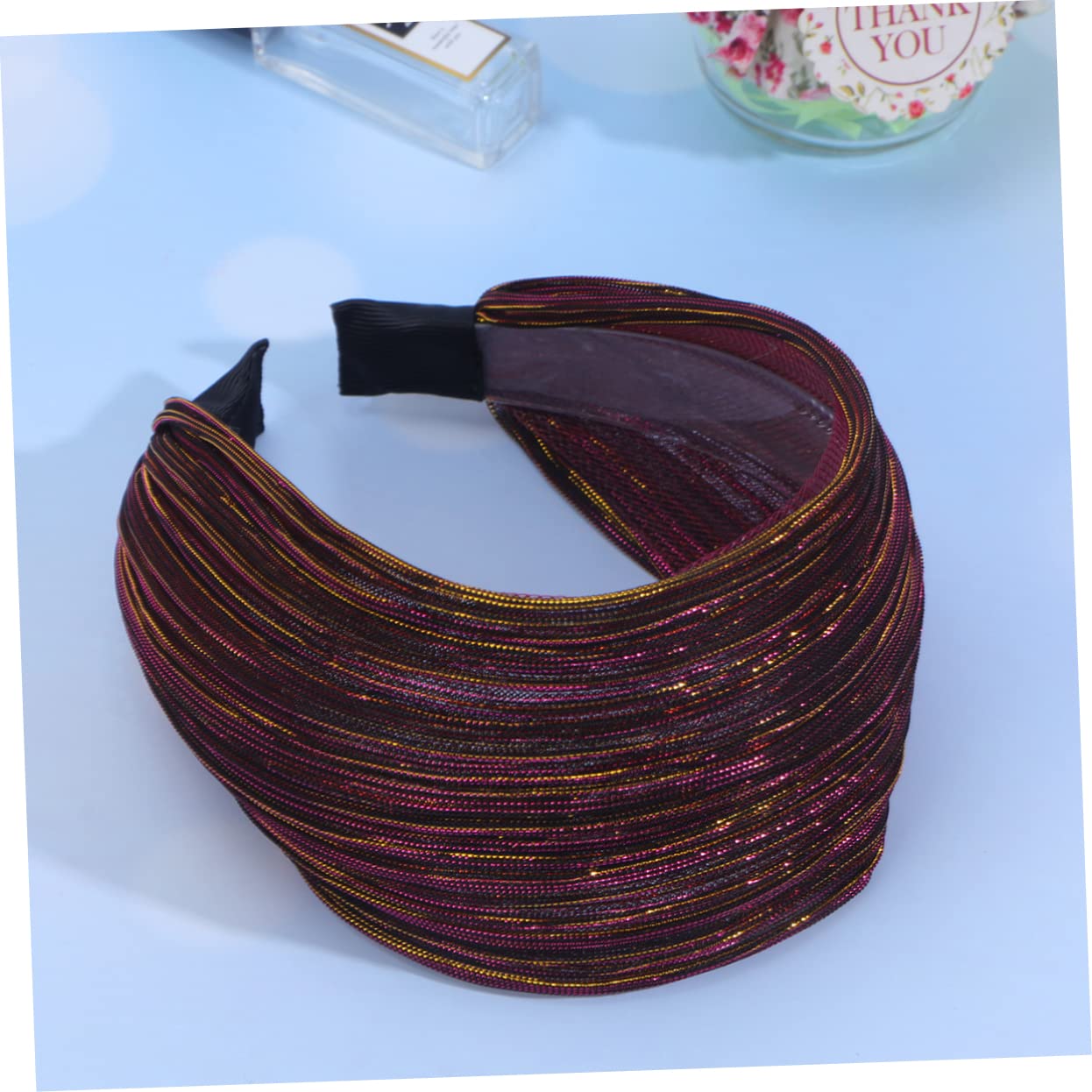 MAGICLULU 3 Diademas Anchas De Encaje Para Mujer Y Niña Accesorios De Moda Para El Cabello Banda De Tela Para El Cabello.