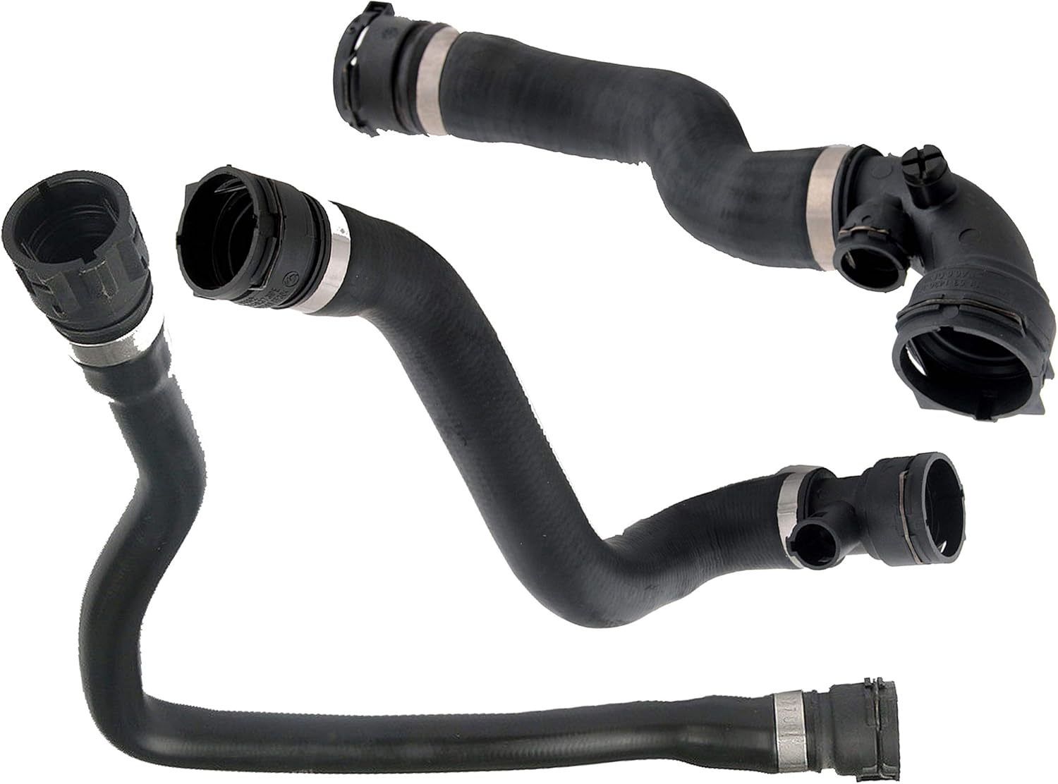 Radiator Hoses Upper Lower & Expansion Tank Hoses For BMW