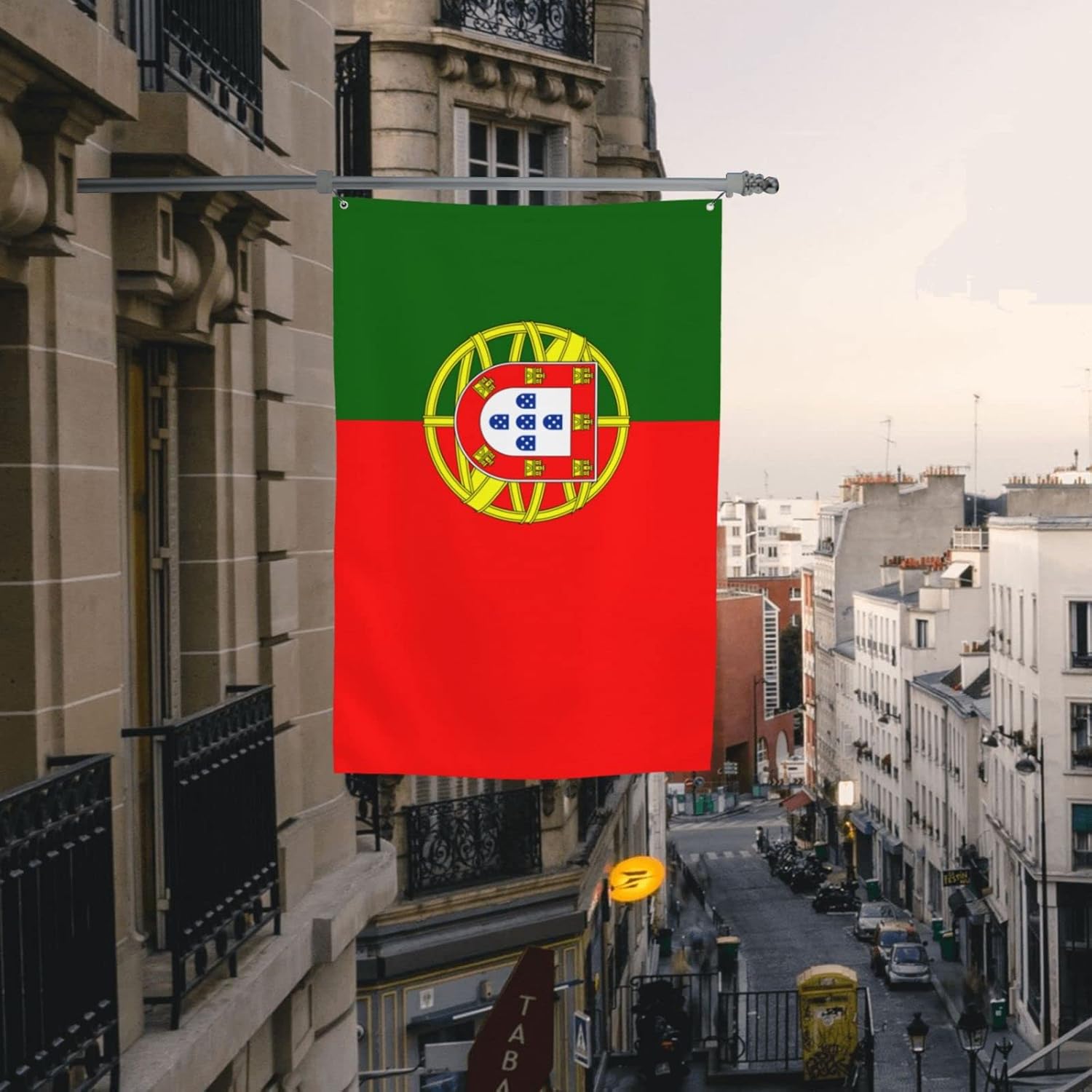 Flag of Portugal Flag 4x6 Ft Heavy duty Outdoor Decorative Banner Durable Patio Flags Large Size Yard Flag