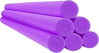 Chochkees Pool Noodles 52" x 2.5" Inch Swimming Solid Core Foam Tube, Floating Thick Noodles for Floating, Pool Accessories