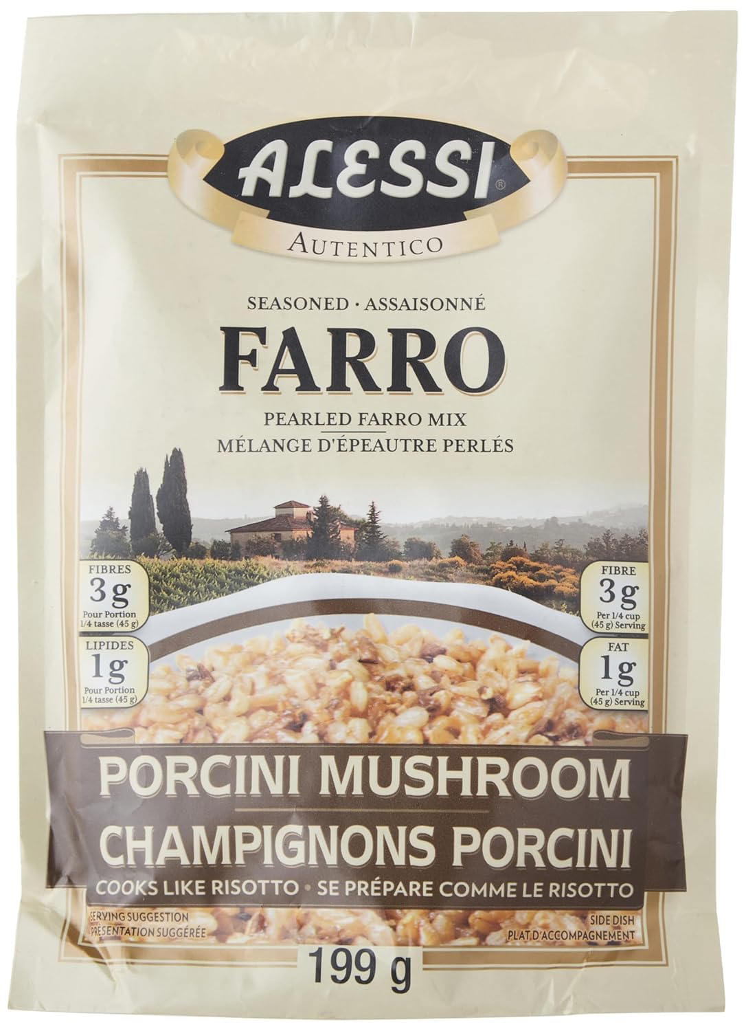 Alessi Porcini Mushroom Farro - dried grains and rice | Mubboo