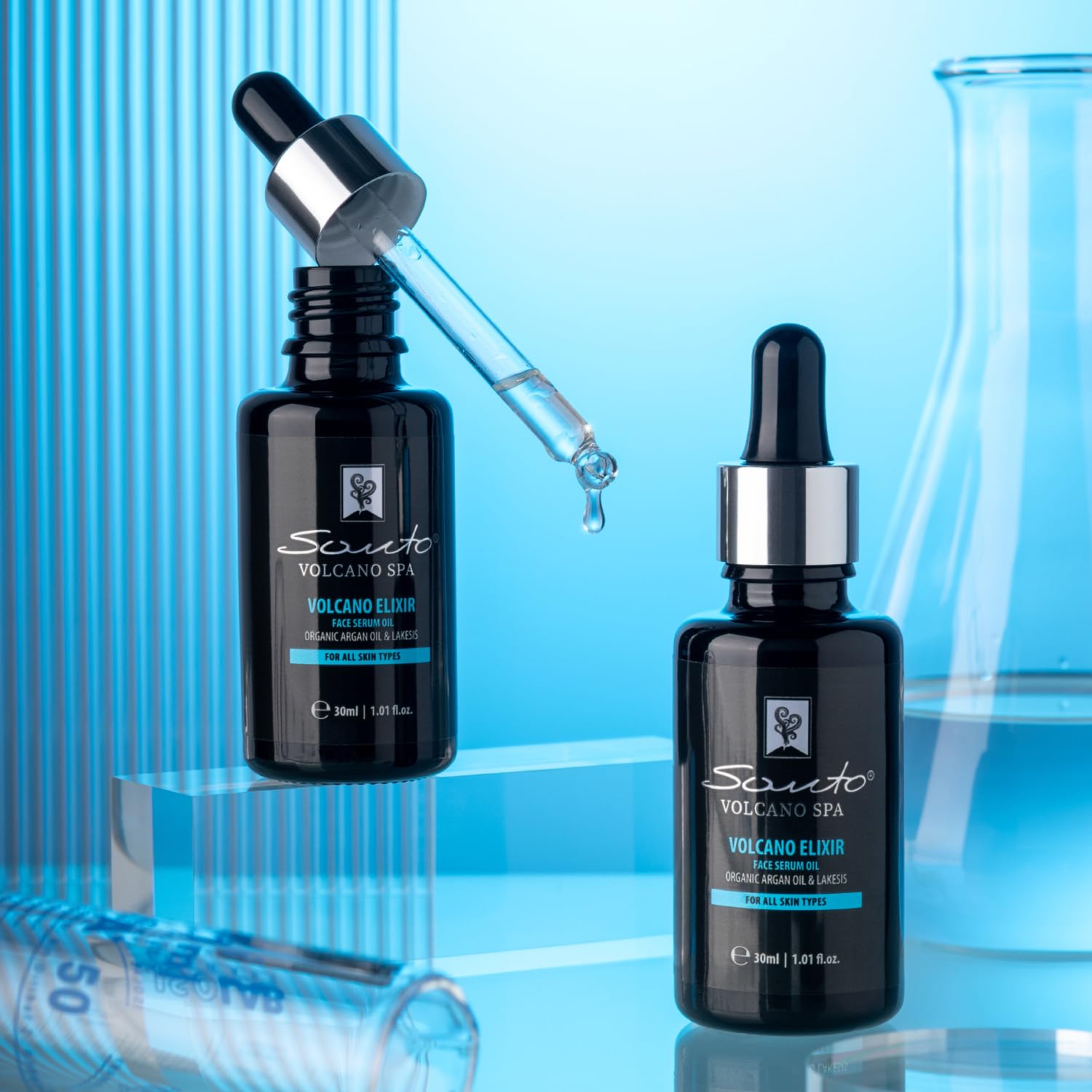 美容液 SAQHA Volumy Serum Amazon.com: Santo Volcano Elixir Face Serum Oil 30ml with Chios